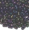 25 grams of 3x7mm Metallic Purple AB Farfalle Seed Beads
